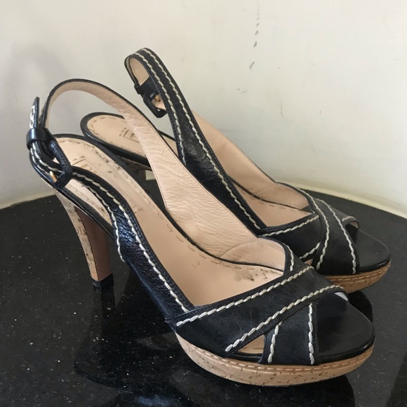 platform slingback shoes